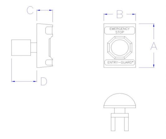 ETG-ES-F Entry-Guard™ Emergency Stop Switch - Flush Mount